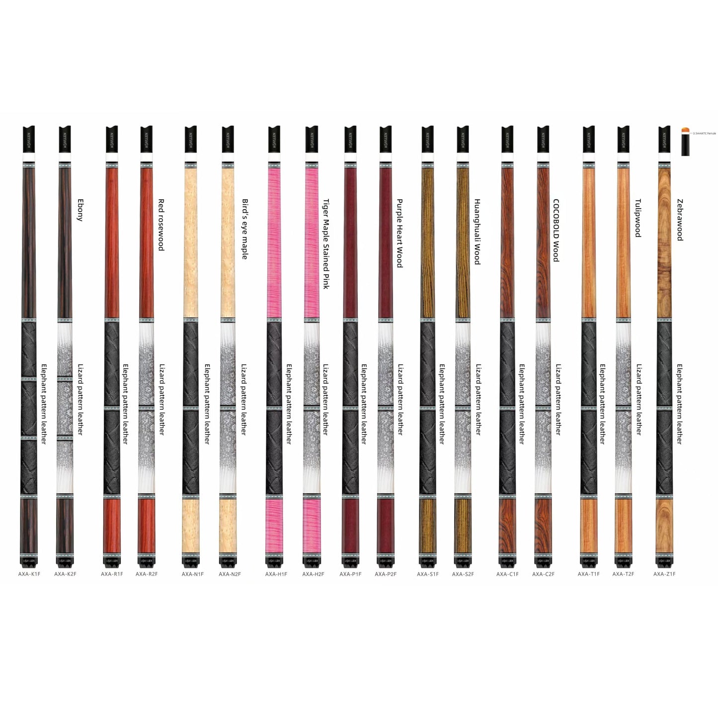 KONLLEN AXA Carbon Fiber Pool Cue