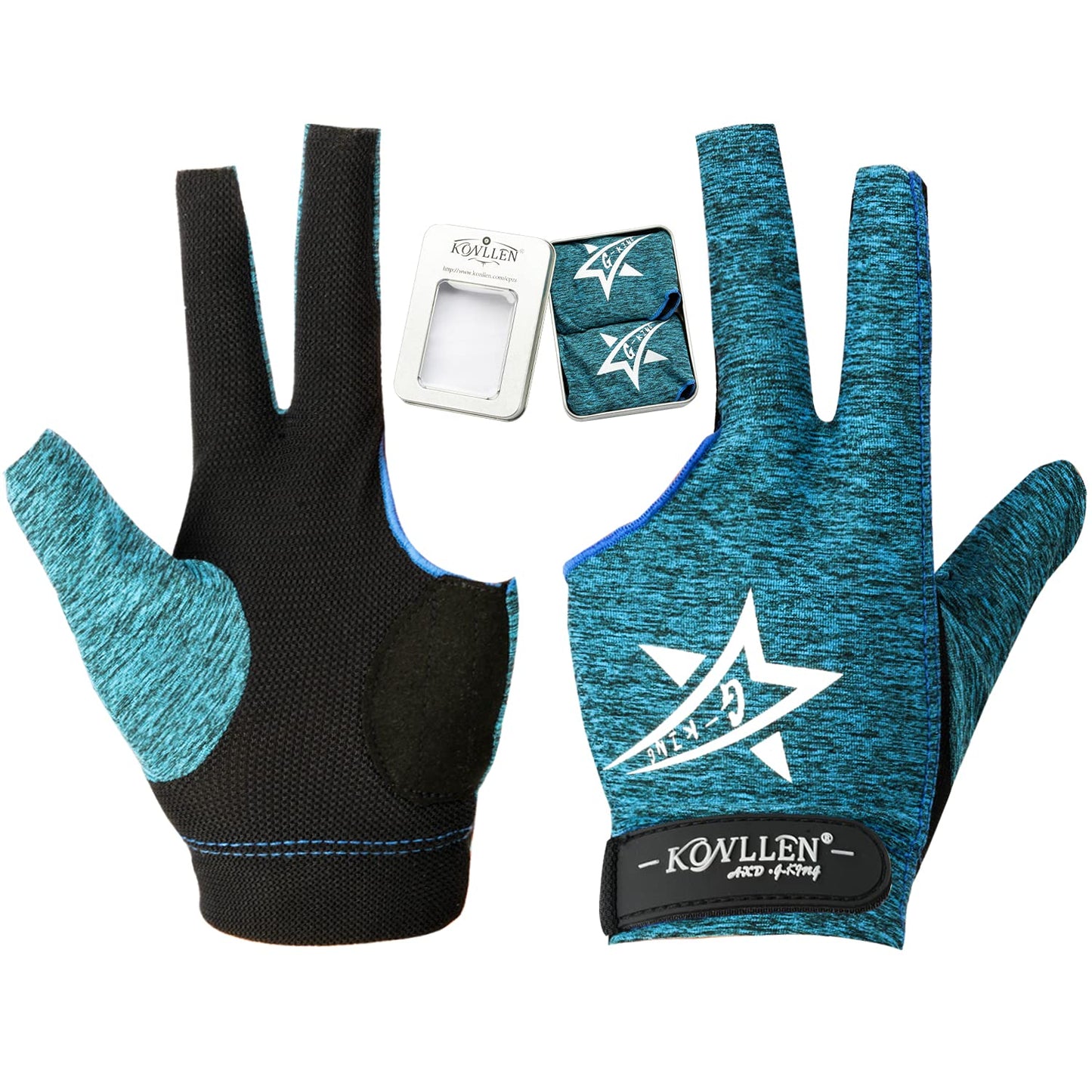 KONLLEN Adjustable Billiard Gloves