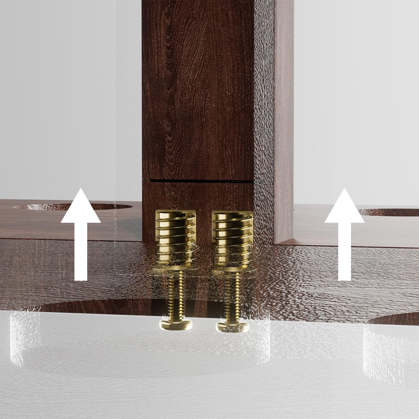 Rotating 15-Stick Pool Cue Rack