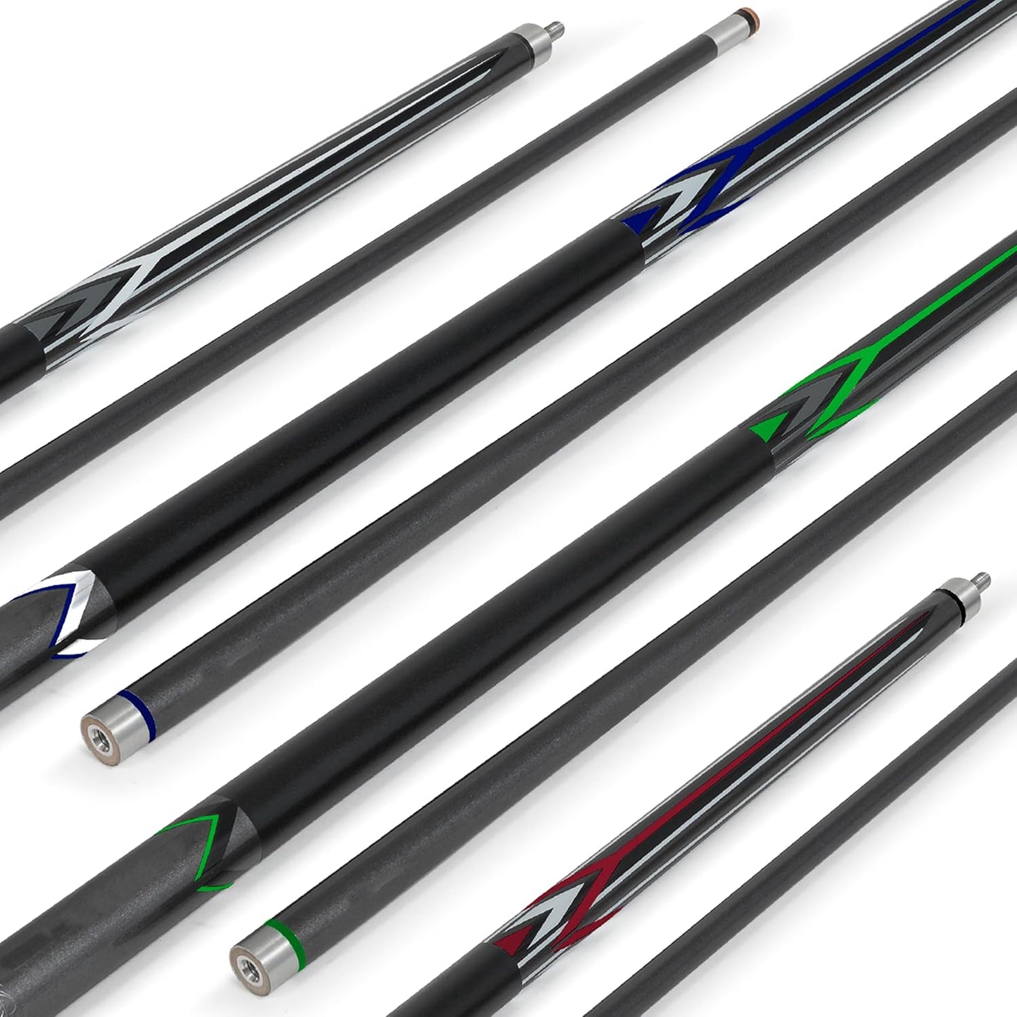 Masterton 4-Pack Billiard Cues