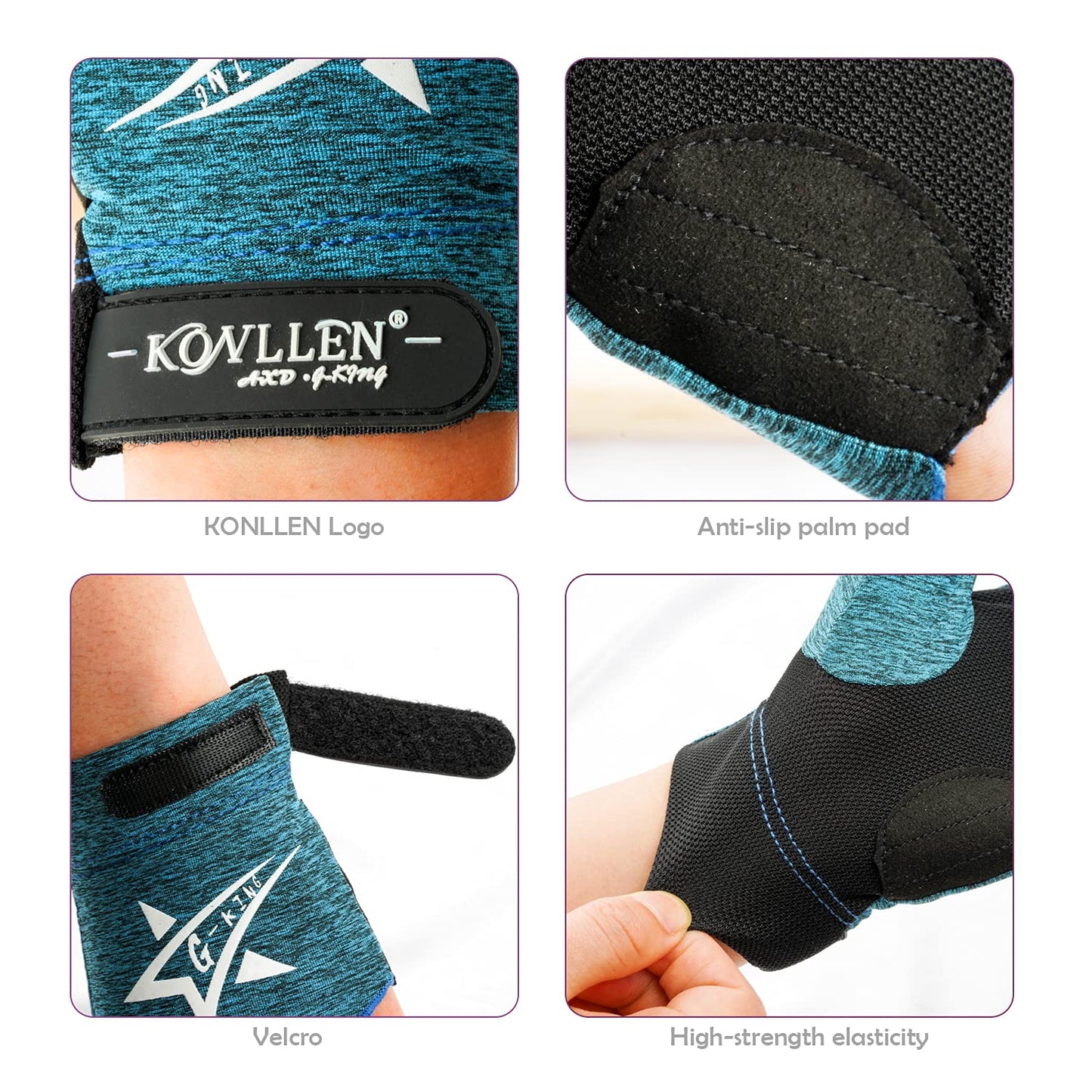 KONLLEN Adjustable Billiard Gloves