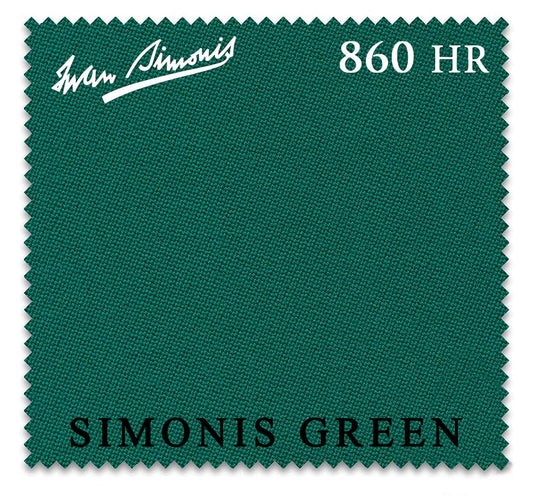Simonis 860HR Pool Table Cloth with Pre-Cut Rails