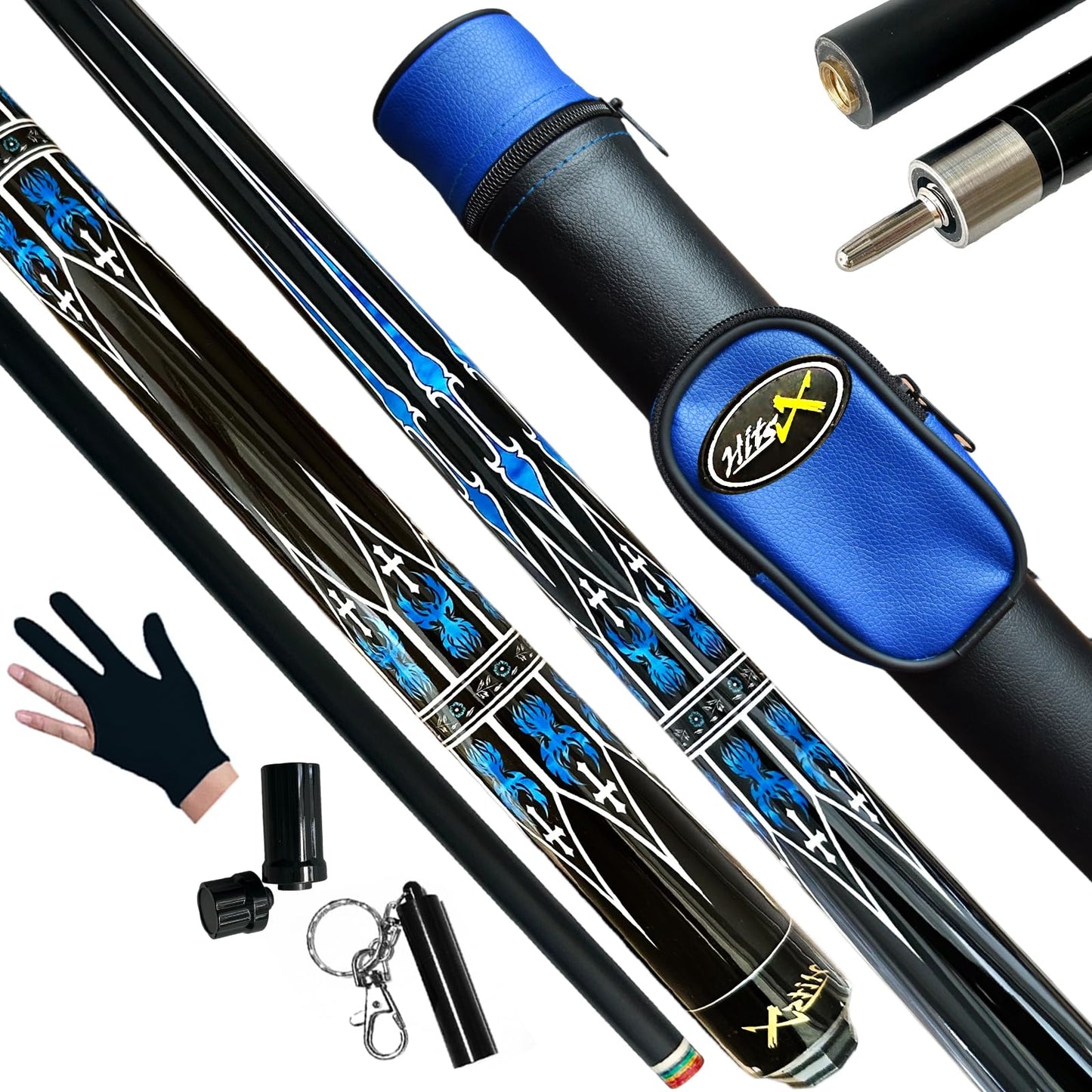 Tai Ba 2-Piece Pool Cue 58"