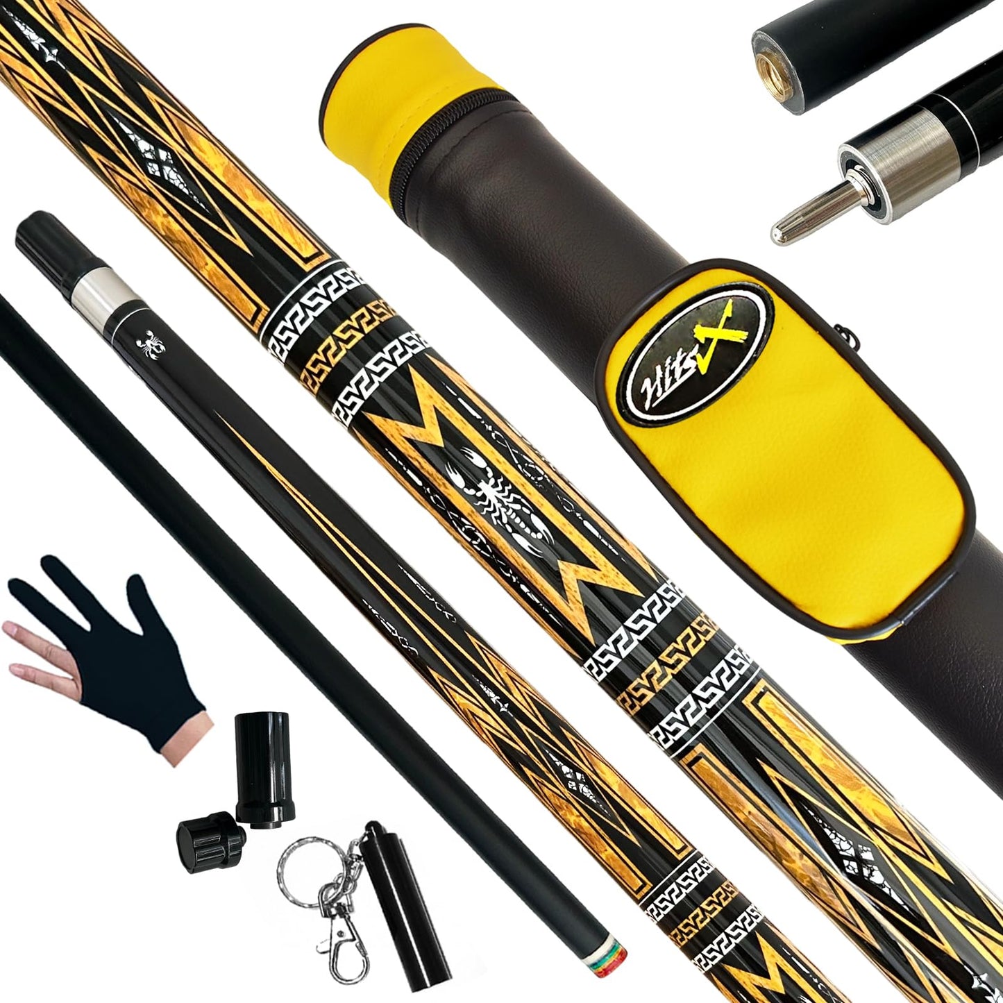 Tai Ba 2-Piece Pool Cue 58"